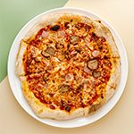 Italian beef sausage pizza