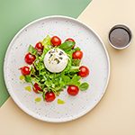 Truffle buratta salad